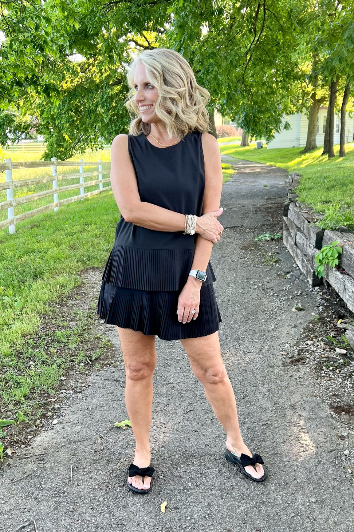 open lace back dress SPANX Airessentials Maxi Dress