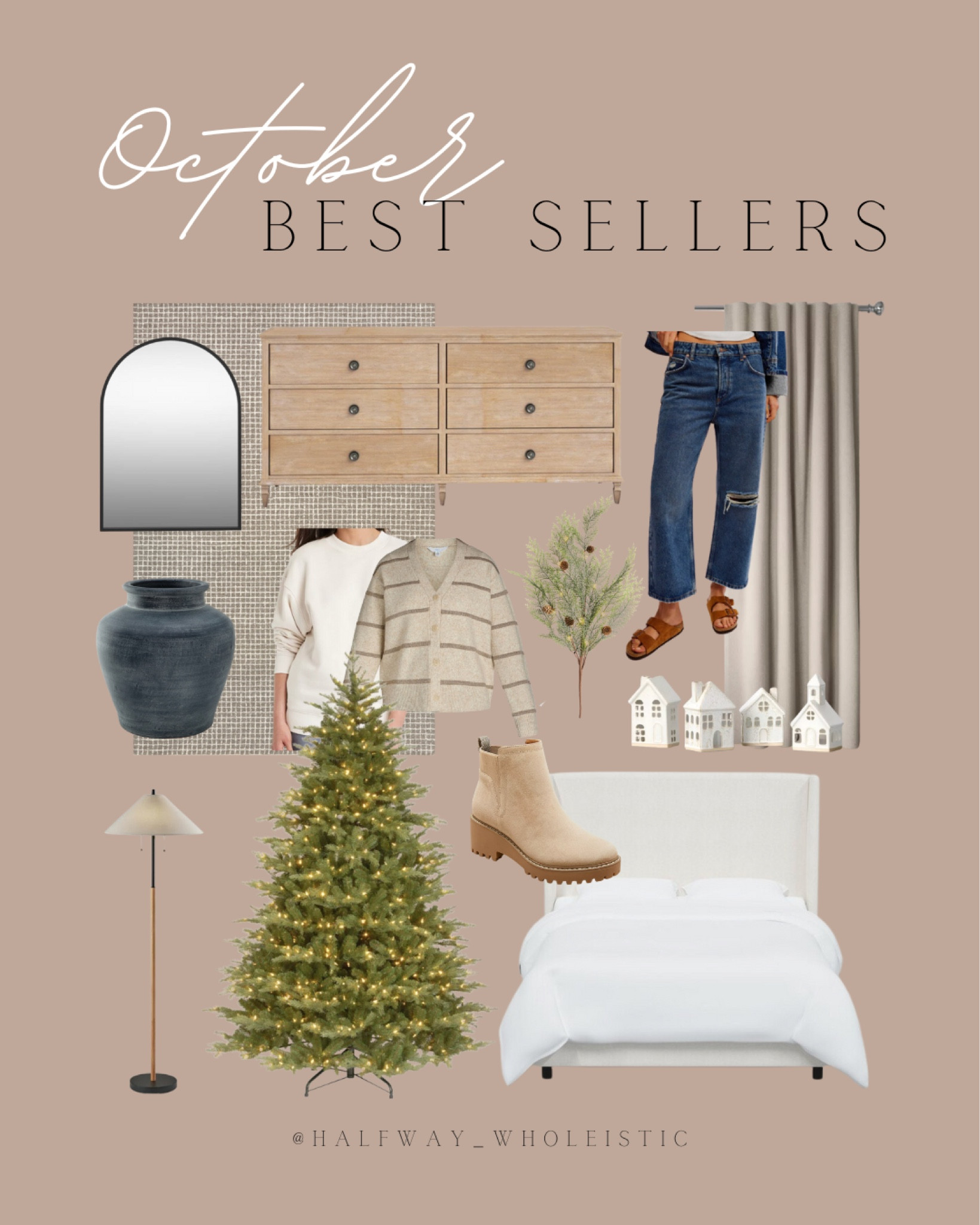 A look back at Halfway Wholeistic’s follower favorites during the month of October! 

#bestsellers #jeans #fall #christmas #decor 

#LTKSeasonal #LTKHome #LTKHoliday