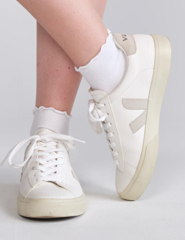 Everyday Ruffle Cropped Crew Sock | LUCKY HONEY