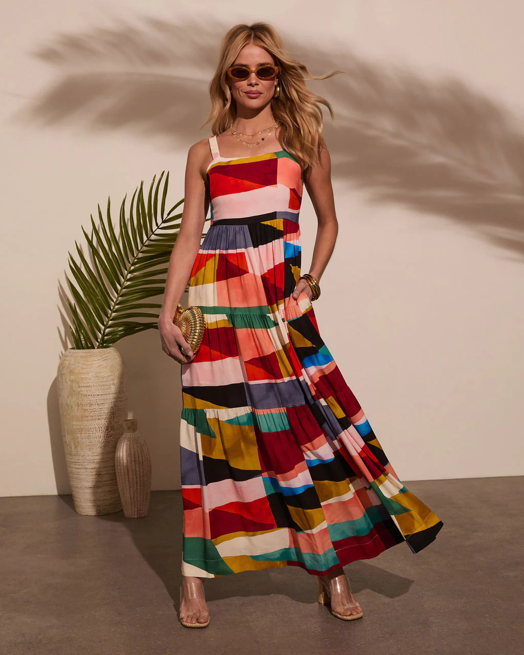 Ceilia A-Line Printed Maxi Dress | VICI