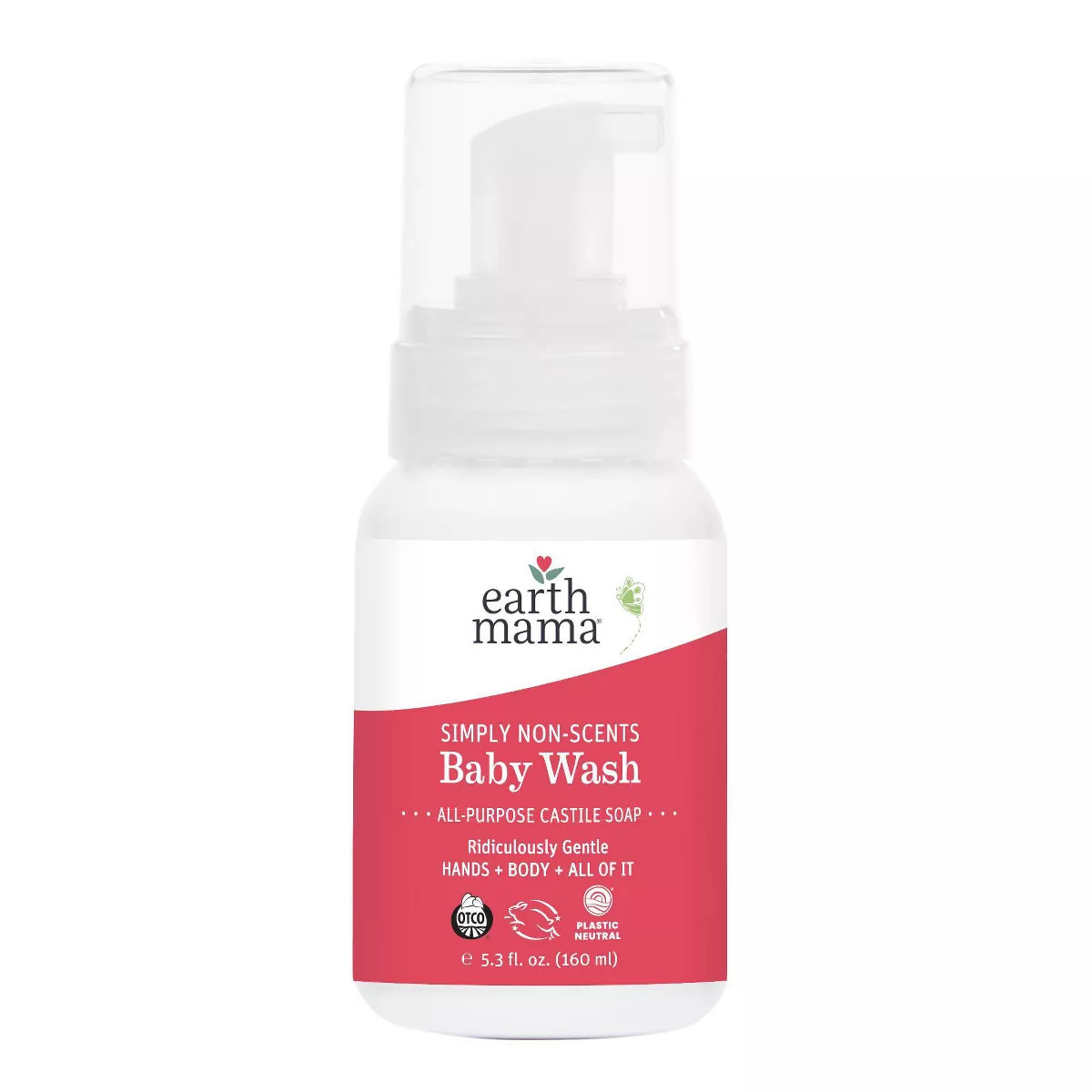 Earth Mama Organics Simply Non-Scents Castile Baby Wash - 5.3 fl oz | Target