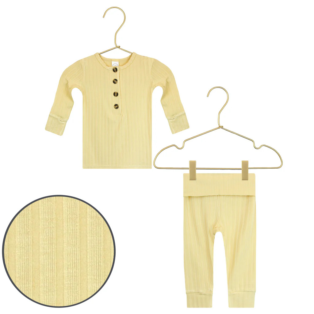 Birdie Ribbed Top + Bottoms | Lou Lou & Company