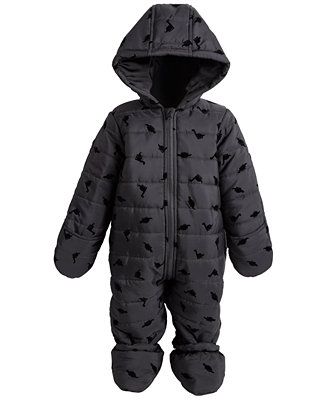 Baby Boys Flocked Snowsuit, Created for Macy's | Macys (US)