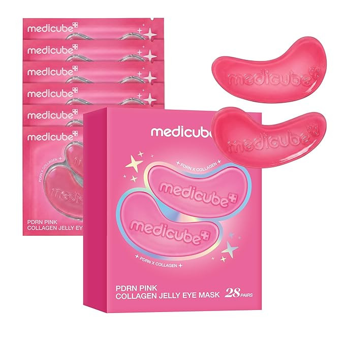 medicube PDRN Pink Collagen Jelly Eye Mask | Hydrogel Eye Patches with PDRN, Collagen, NAD | Refr... | Amazon (US)