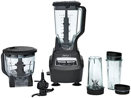 Ninja BL770 Mega Kitchen System, 1500W, 4 Functions for Smoothies, Processing, Dough, Drinks & More, | Amazon (US)