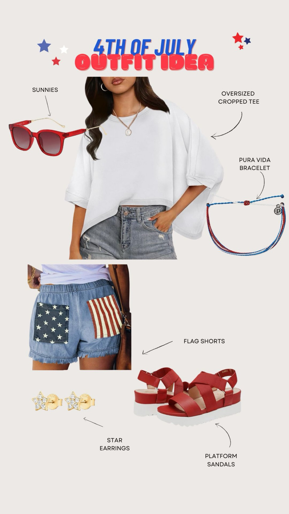 Another Fourth of July outfit idea! These American Flag pocket shorts from Amazon are so cute and celebration ready! 

#LTKOver40 #LTKFindsUnder50 #LTKSeasonal