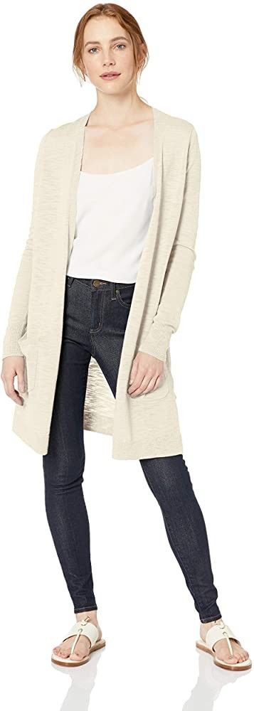 Amazon Brand - Daily Ritual Women's Lightweight Duster Cardigan | Amazon (US)