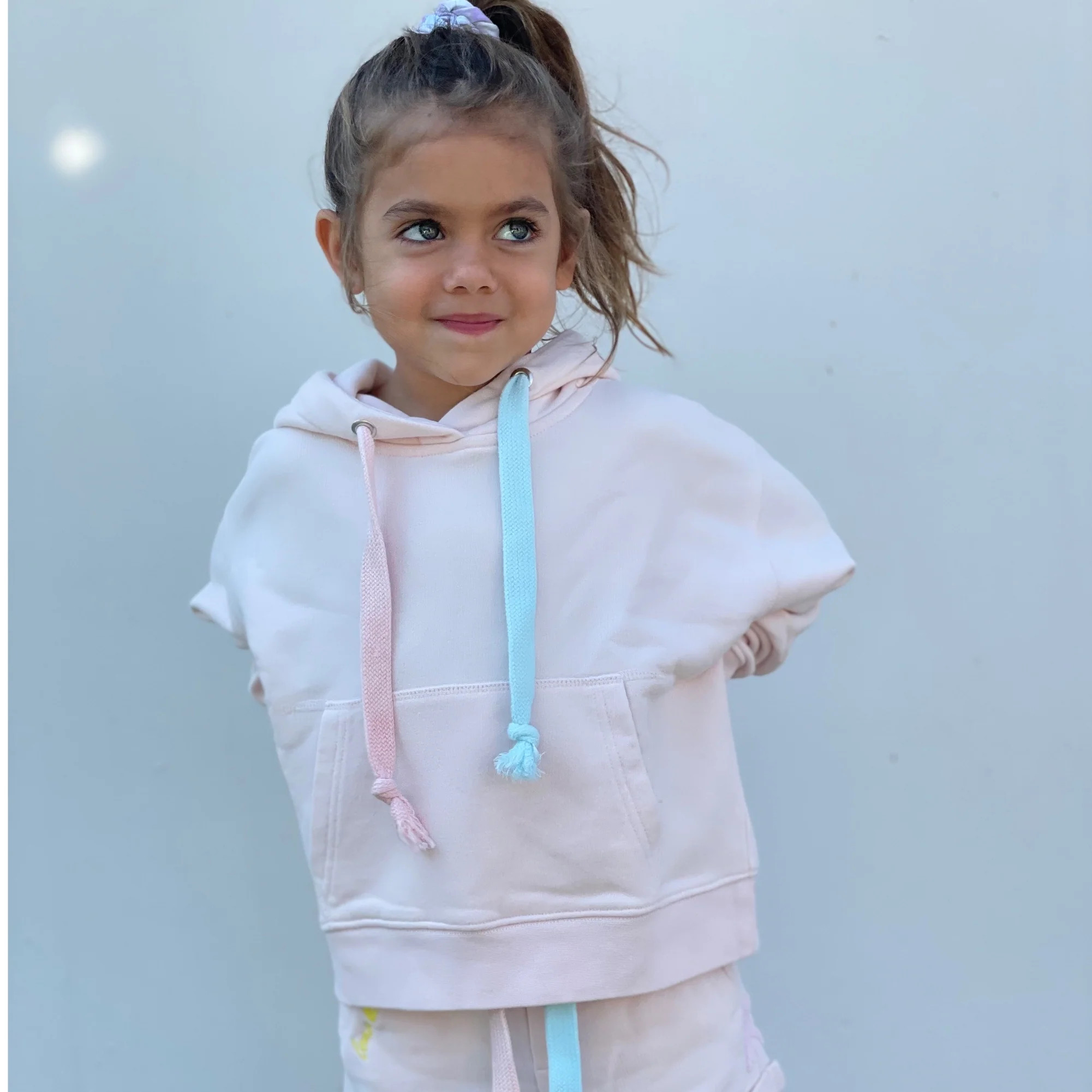 Kids Hoodie Pink Marshmallow | Lemon-Limon