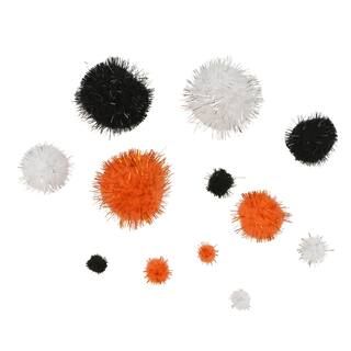 Traditional Halloween Sparkle Pom Poms by Creatology™ | Michaels Stores