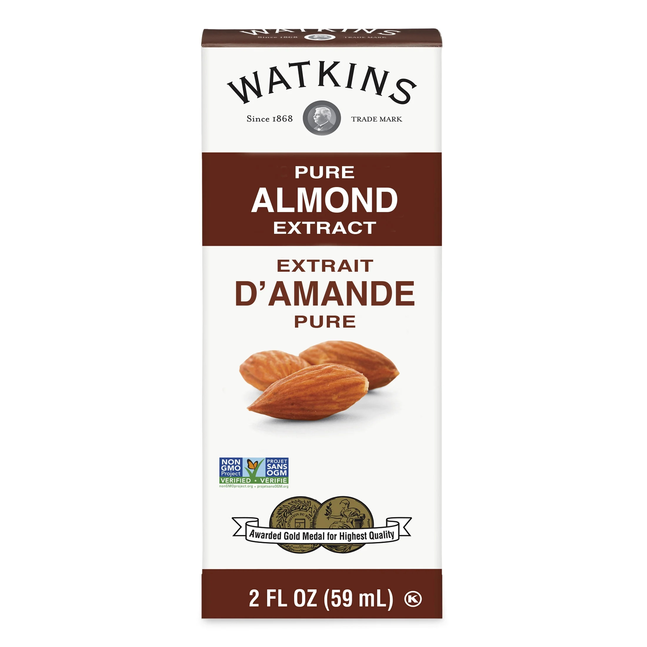 Watkins Pure Almond Extract, 2 fl oz (Liquid, Ambient, Plastic Container) | Walmart (US)