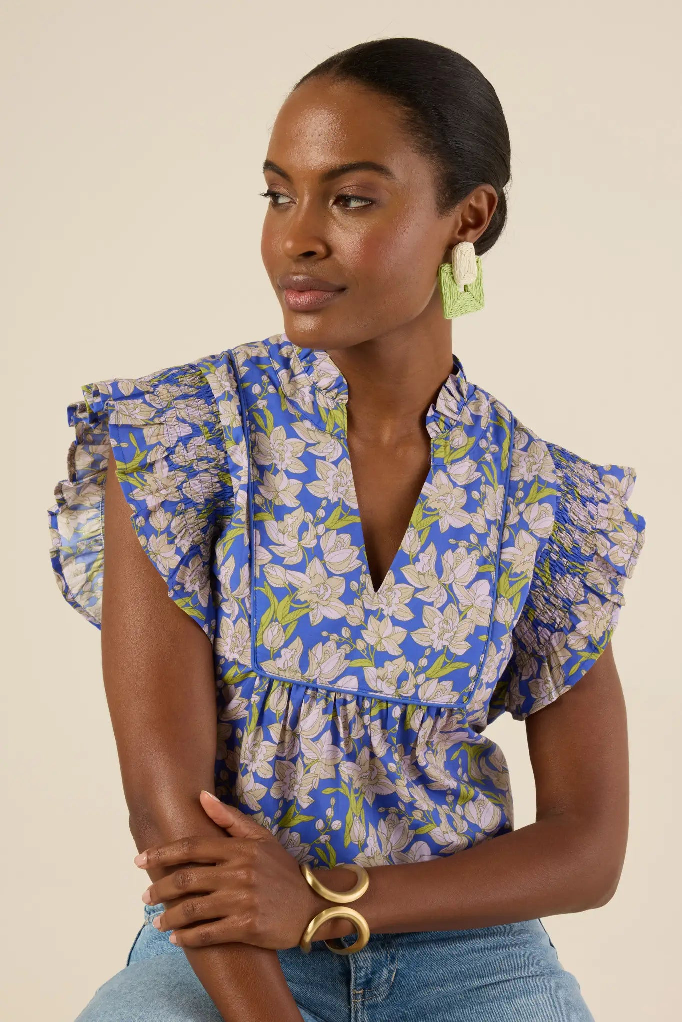 Carson Top- Blue | Avara