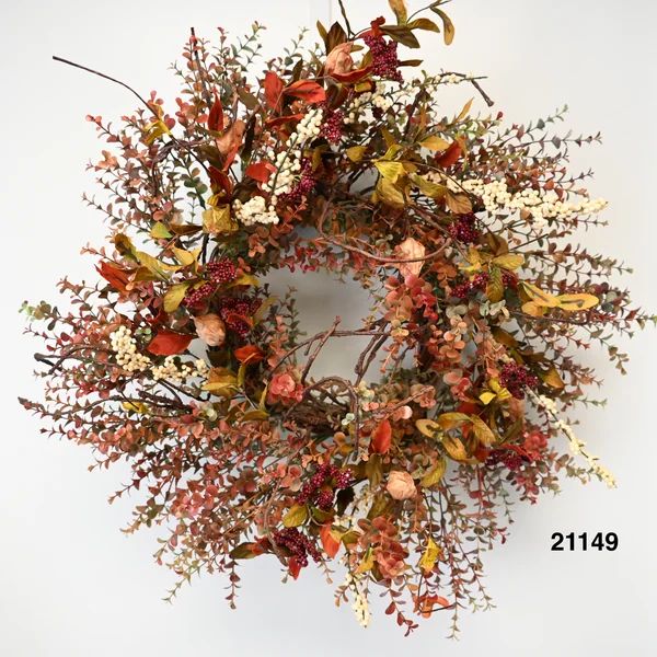 Autumn 24" Silk Wreath | Wayfair North America