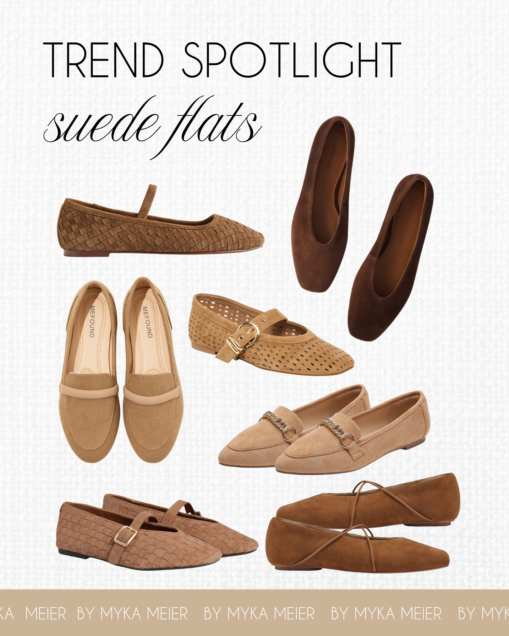 Trend spotlight: suede flats! 🤎 This season's shoe obsession is suede in every silhouette, from woven ballet flats and chain-detail loafers to perforated mary janes and crisscross strap flats in every warm neutral from tan to chocolate brown. Shop the full roundup below! ✨ 

 #LTKxMadewell #LTKootd #LTKSeasonal