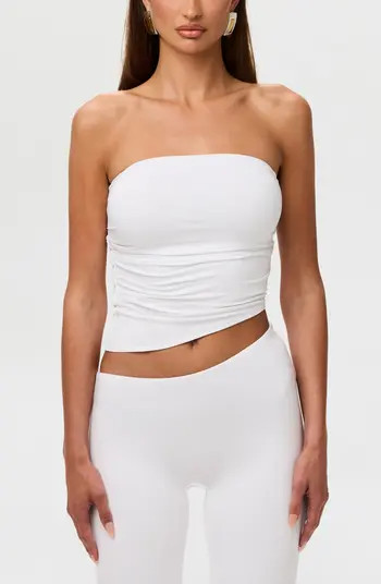 Strapless Asymmetric Hem Tube Top | Nordstrom
