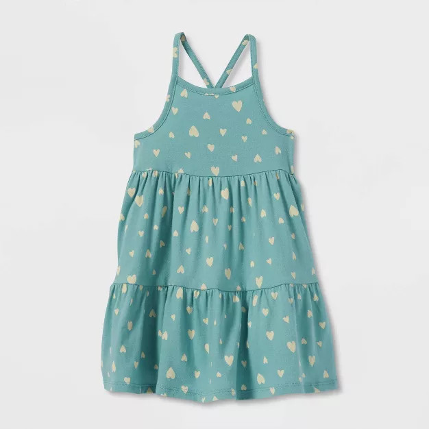 Toddler Girls' Tiered Knit Tank Dress - Cat & Jack™ | Target