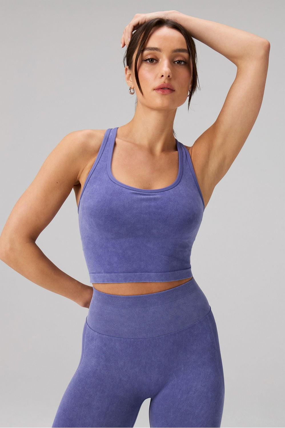 Seamless Cropped Built-In Bra Tank | Fabletics