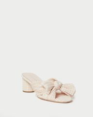 Emilia Plaid Pleated Bow Heel | Loeffler Randall