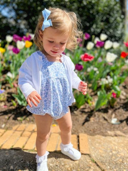 The sweetest blue floral bubble for spring! 🌸 

#LTKkids #LTKbaby
