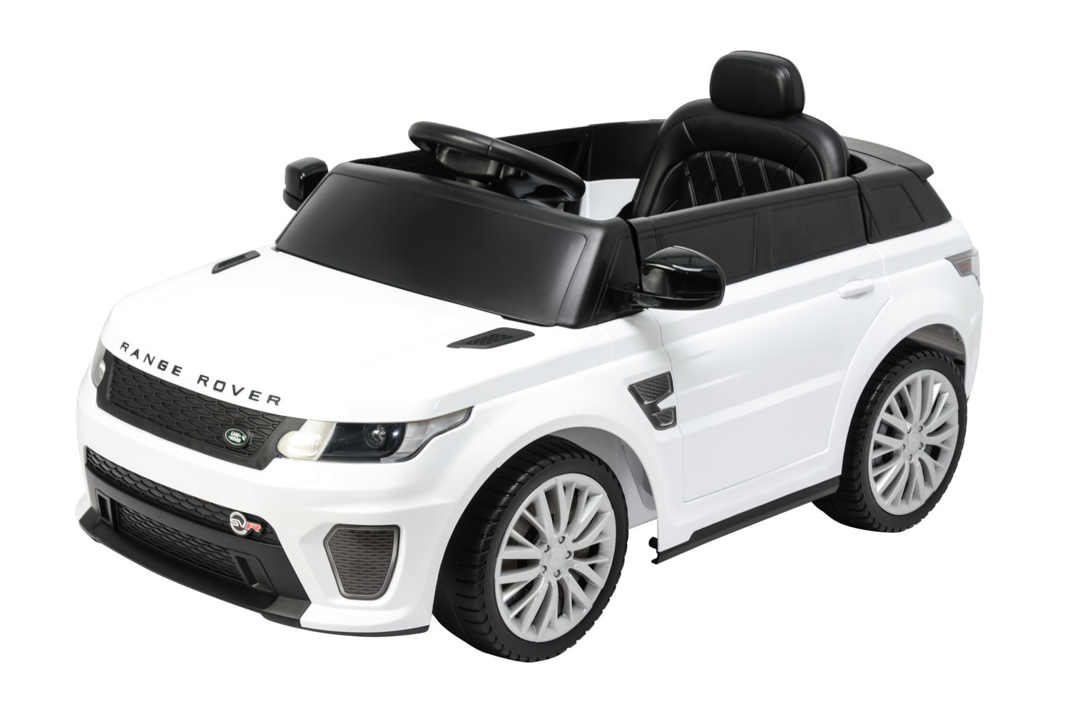Best Ride On Cars - Range Rover Sport SVR 12V Ride-On - White | Best Buy U.S.