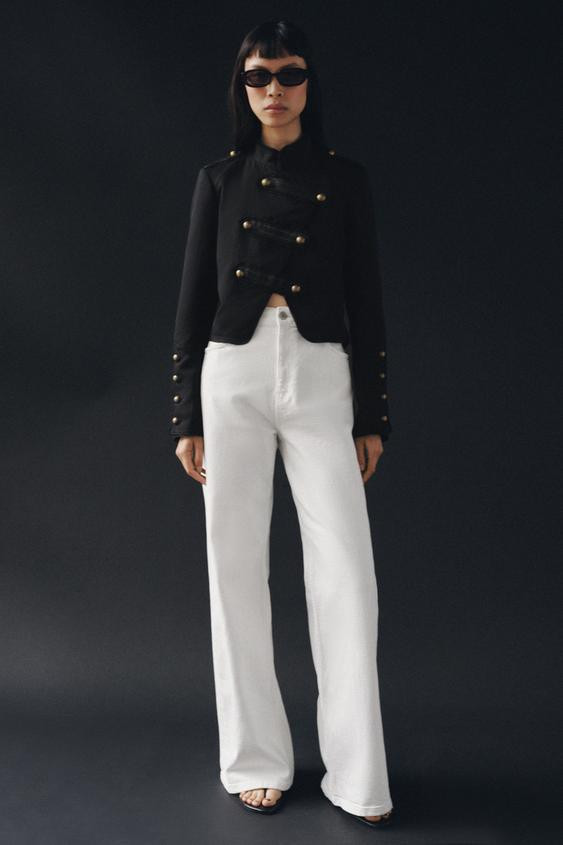 ZW COLLECTION FIREMAN CLASP JACKET | Zara US