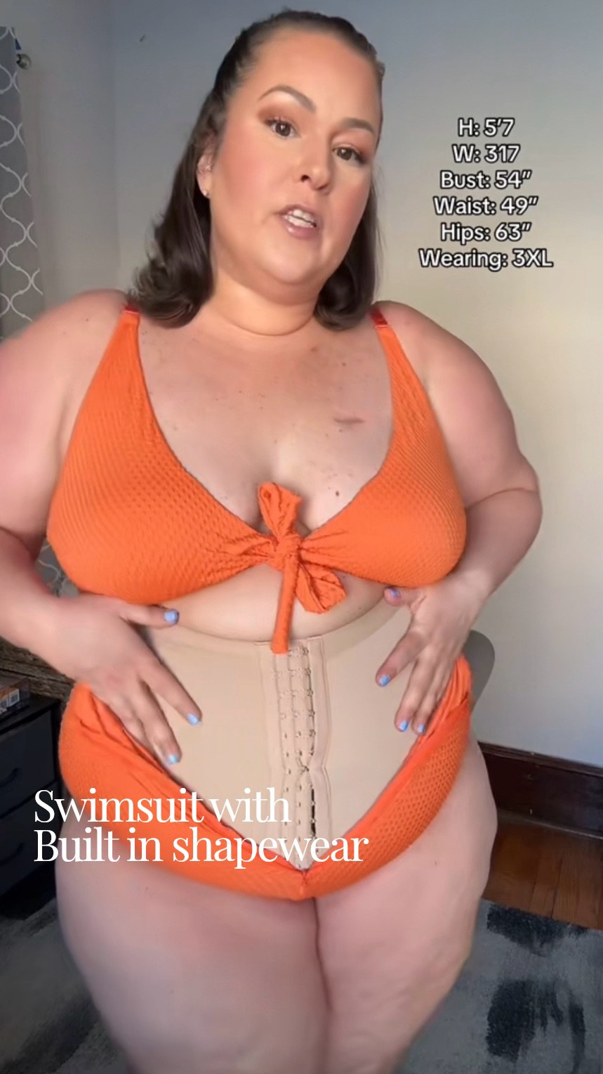 Swimsuit with built in shapewear for extreme tummy control 🤯

#LTKSwim