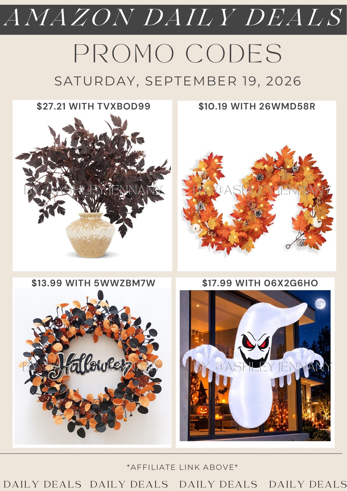 Amazon deals

#LTKSeasonal #LTKHome #LTKSaleAlert
