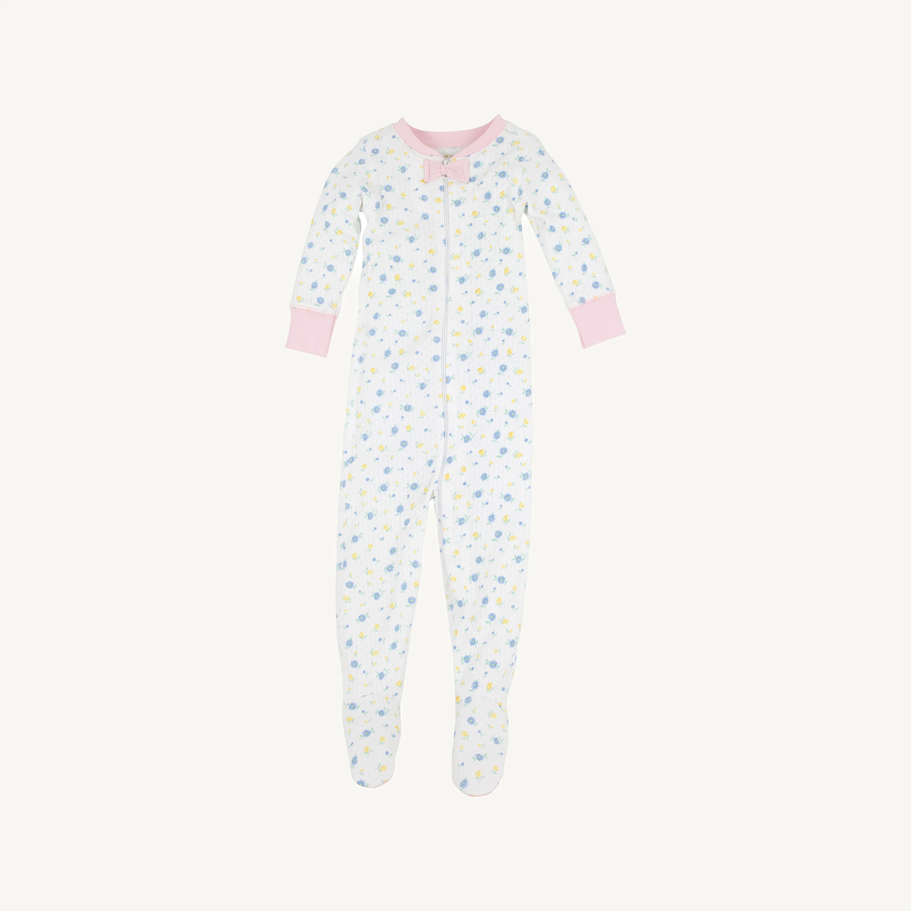 Noelle's Night Night (Pointelle) - Dunwoody Daisy with Palm Beach Pink | The Beaufort Bonnet Company