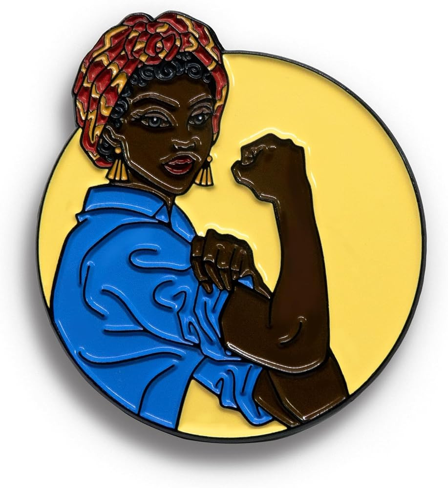 PinLab Empowering Black Women Collectible Enamel Lapel Pin - Embrace Strength and Femininity | Amazon (US)