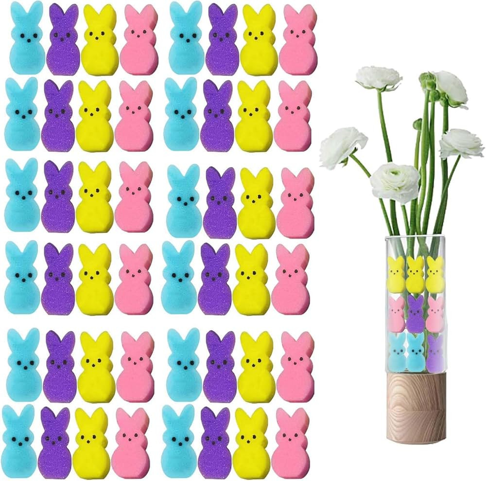 60PCS Easter Sponge Bunnies Vase Filler, 4 Colors Decoration Bunnies Vase Stuffer, Decorations, V... | Amazon (CA)