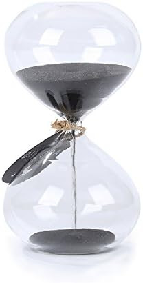 SWISSELITE Biloba Puff Sand Timer/Hourglass Sand Timer - Inspired Glass/Home, Desk, Office Decor | Amazon (US)