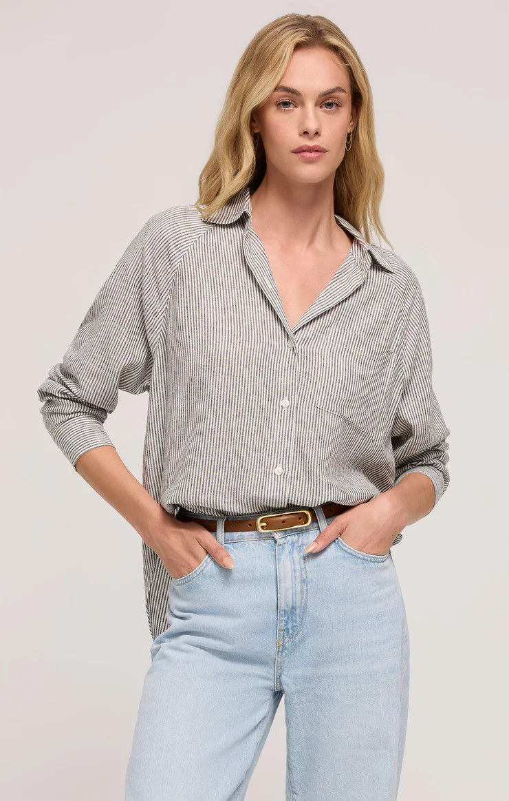 Perfect Linen Striped Top | Z Supply
