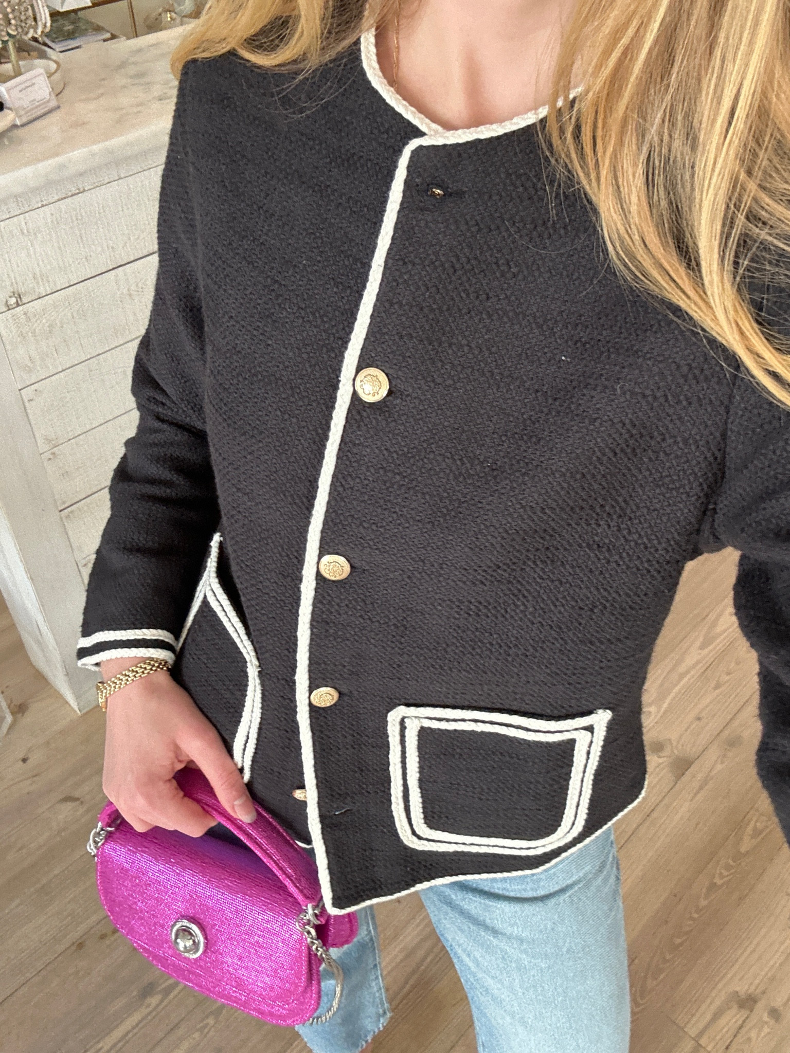 jacket is from Shop Laroque! I linked some similar options that I love 

#LTKGiftGuide #LTKHoliday #LTKSeasonal