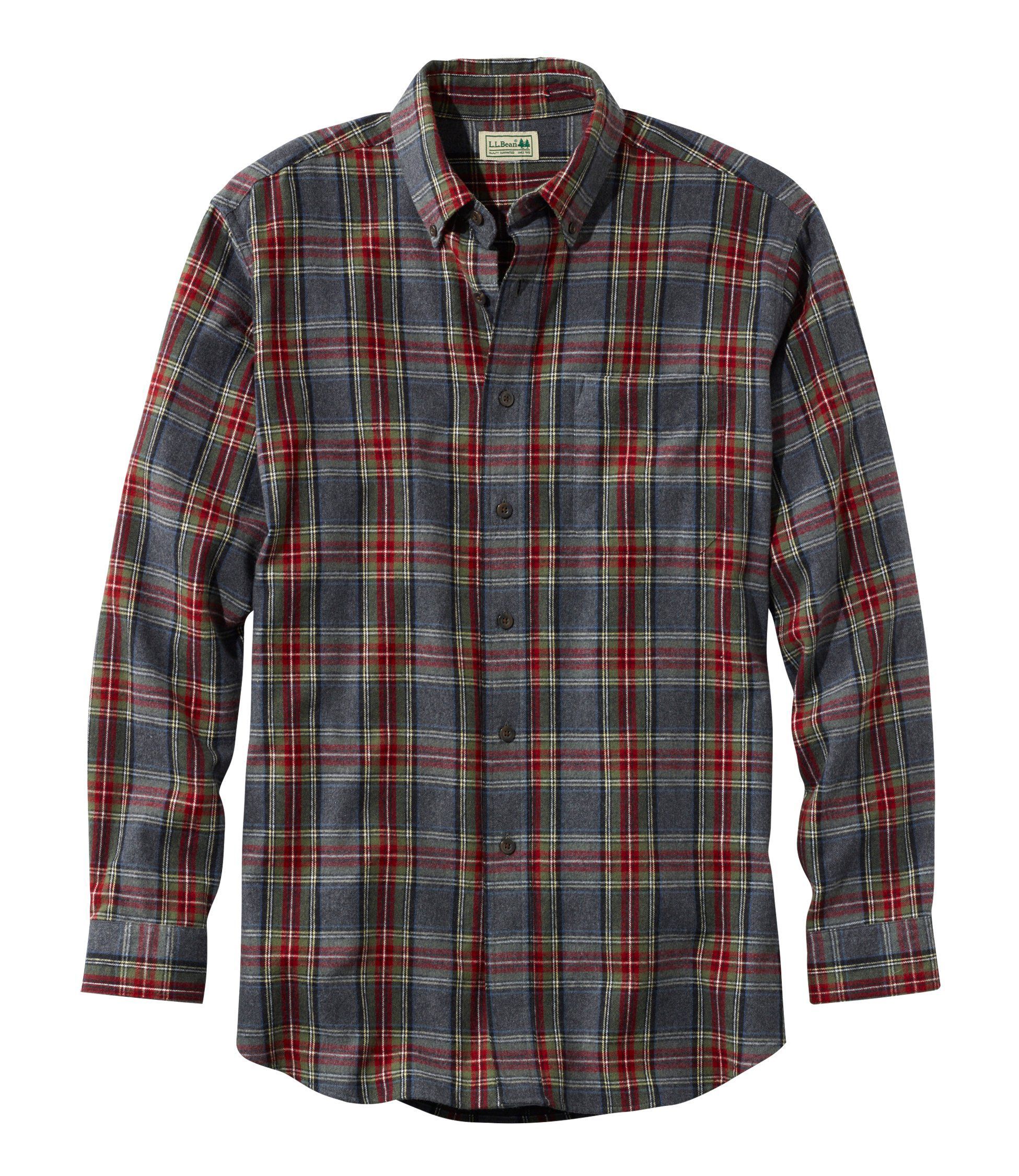 Men's Scotch Plaid Flannel Shirt, Slim Fit | L.L. Bean