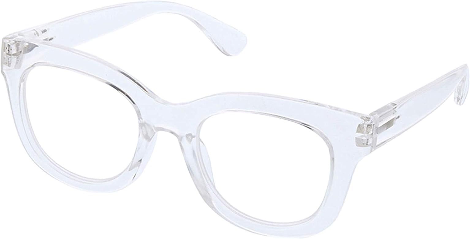 Peepers by PeeperSpecs Women's Center Stage Oversized Blue Light Filtering Reading Glasses | Amazon (US)