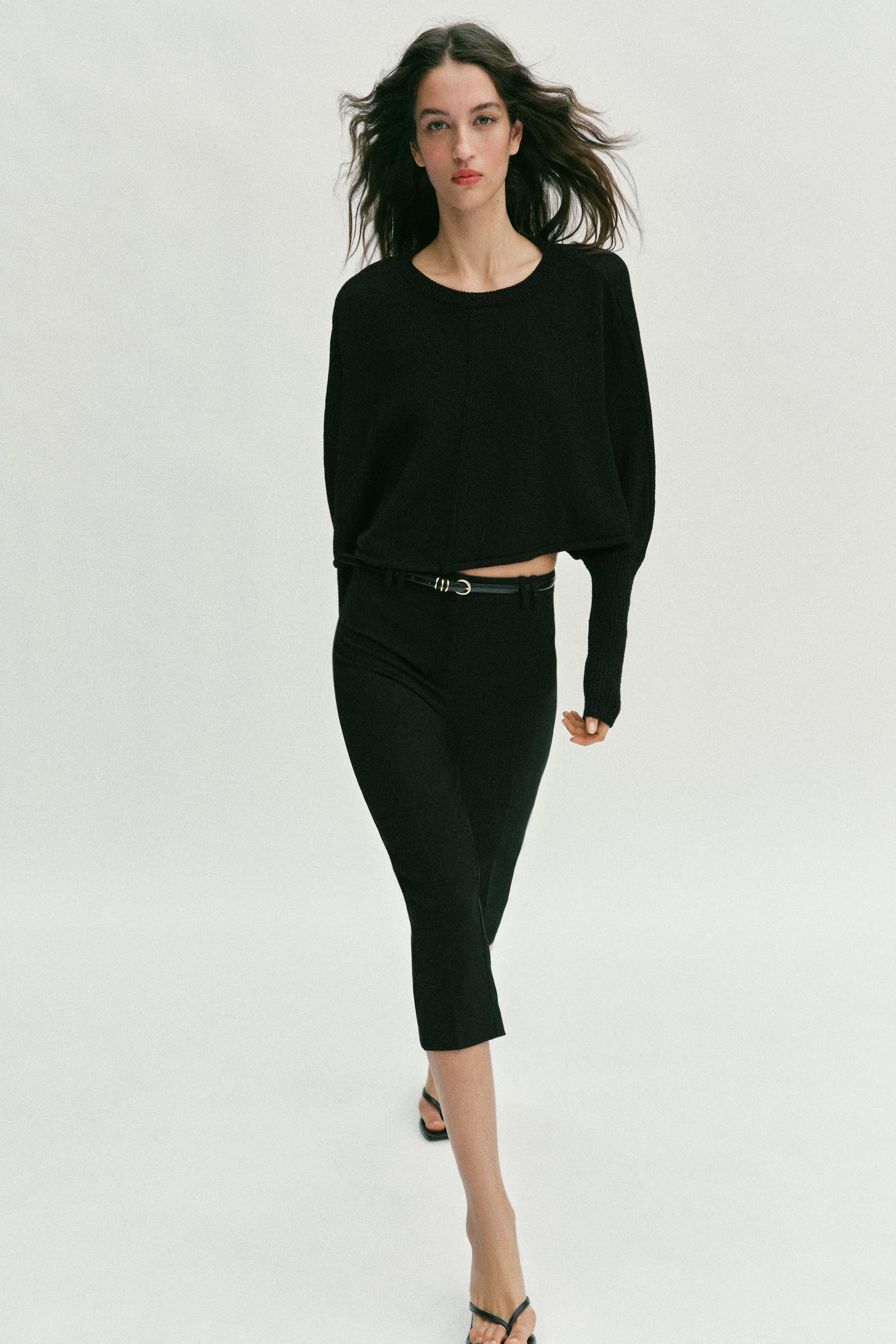CAPRIHOSE MIT G\u00dcRTEL | Zara DE