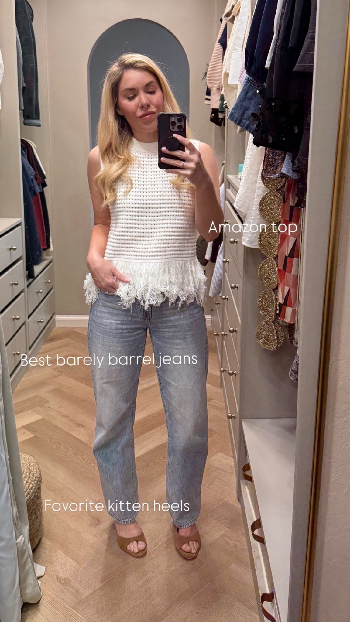 Easy high/low outfit 
Always get so many compliments on this Amazon top!

#LTKootd #LTKgrwm #LTKdayinmylife