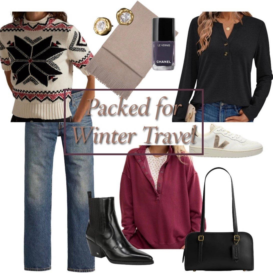 What's in my winter suitcase. I am traveling to Pennsylvania so my suitcase is full of warm clothing, and I am ready for the low temperatures and snow! Stay tuned from coverage from my trip! ❤️

#LTKOver40 #LTKPetite #LTKTravel