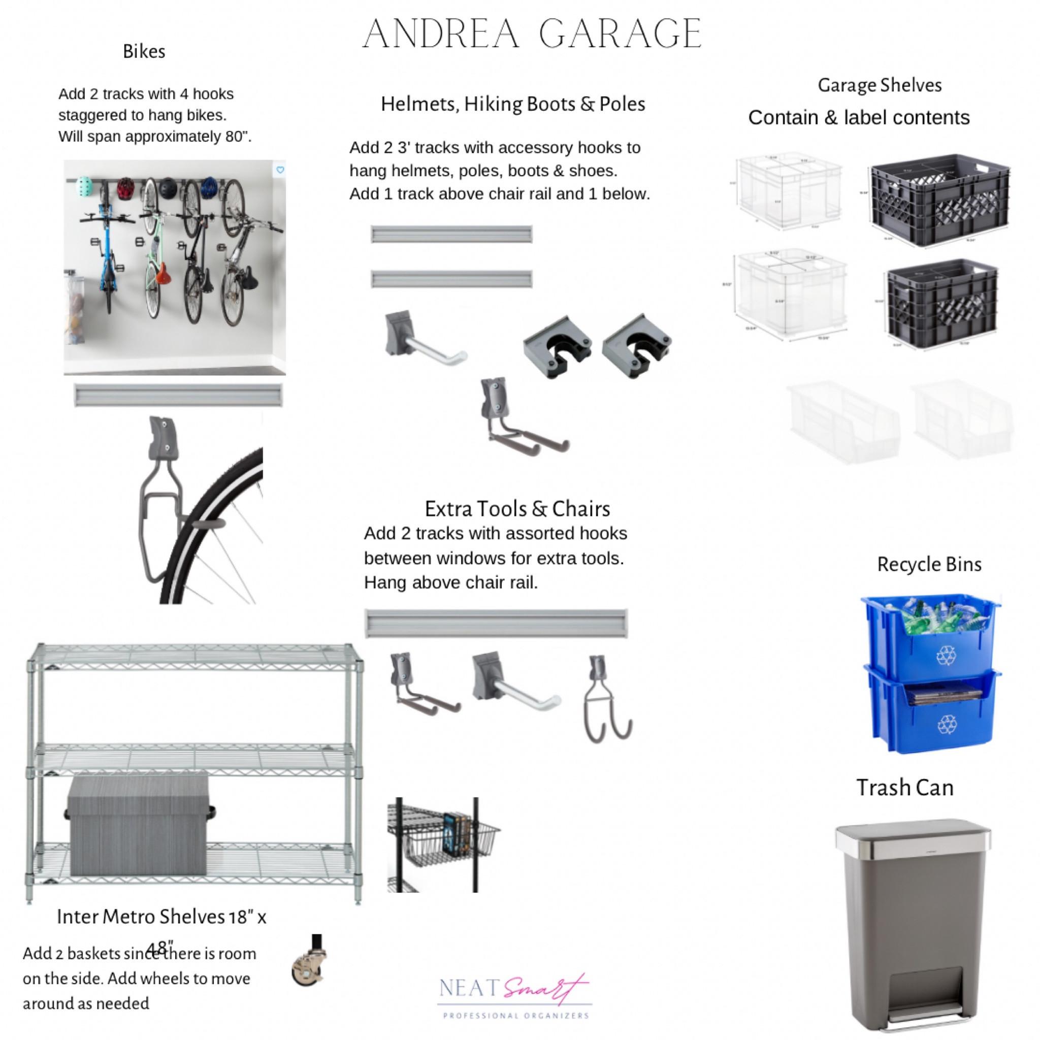 Plan for Andrea’s Garage Organization Project  

#LTKfamily #LTKhome