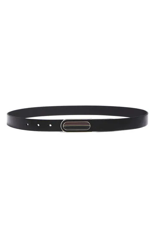 rag & bone Lenox Leather Belt in Black at Nordstrom, Size X-Small | Nordstrom
