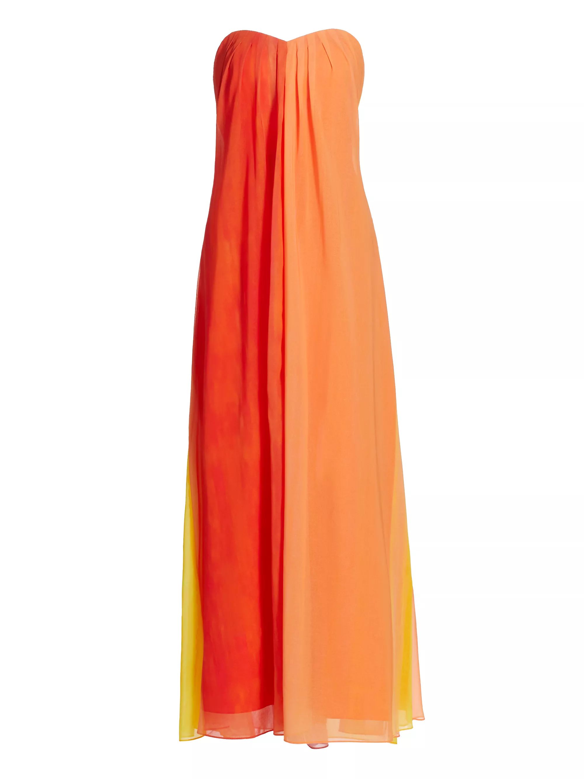 Shop Milly Sunset Stripe Strapless Dress | Saks Fifth Avenue | Saks Fifth Avenue