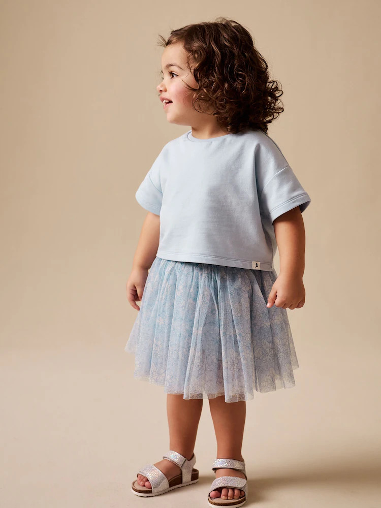 Blue Top and Tutu Skirt Set (3mths-7yrs) | Next US
