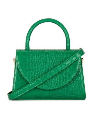olga berg Nadia Vegan Leather Embossed Top Handle Bag in Green from Revolve.com | Revolve Clothing (Global)