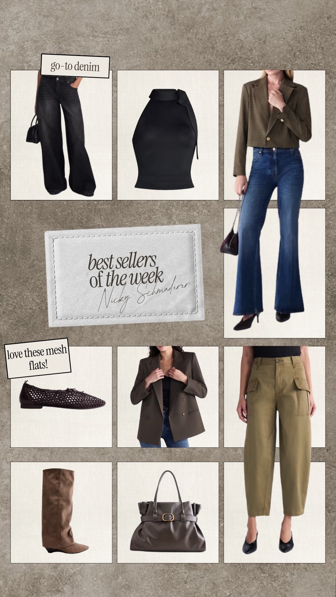 Best Sellers of the week 🤍 

best sellers, top sellers, sale alert, fall outfits, denim, purses, blazer, nicky schmaderer  

 #LTKdayinmylife #LTKootd