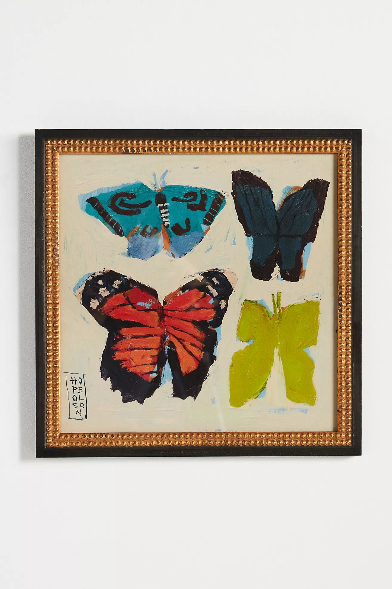 Butterfly Square 5 Wall Art | Anthropologie (US)