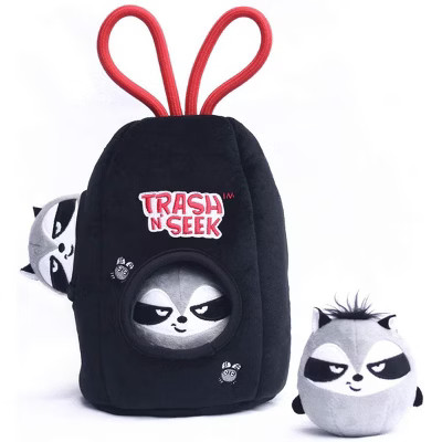 BULLTUG Trash N' Seek, Interactive Hide & Seek Plush Dog Toy, Tug of War, Squeaky, Puzzle, for Sm... | Target