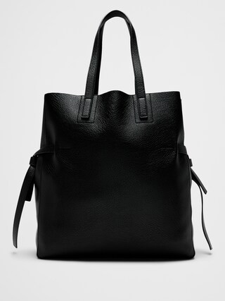 Vegan Leather Tie-Side Tote | Banana Republic Factory