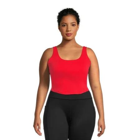 Avia Women's Plus Size Sport Crop Top | Walmart (US)