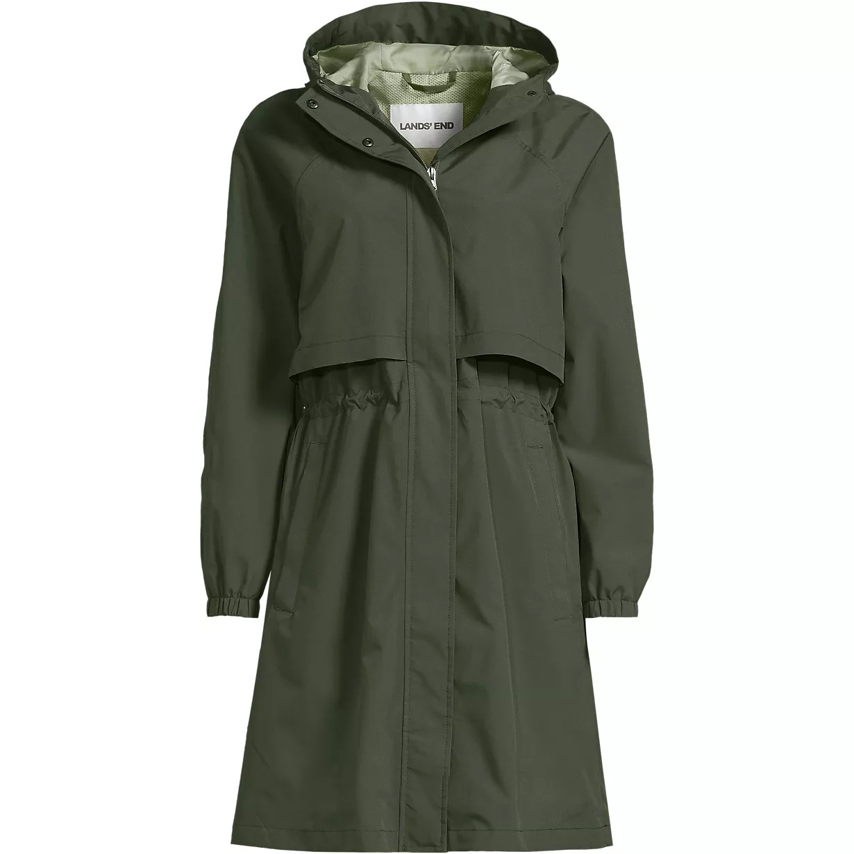 Women's Squall Packable Long Raincoat | Lands' End (US)