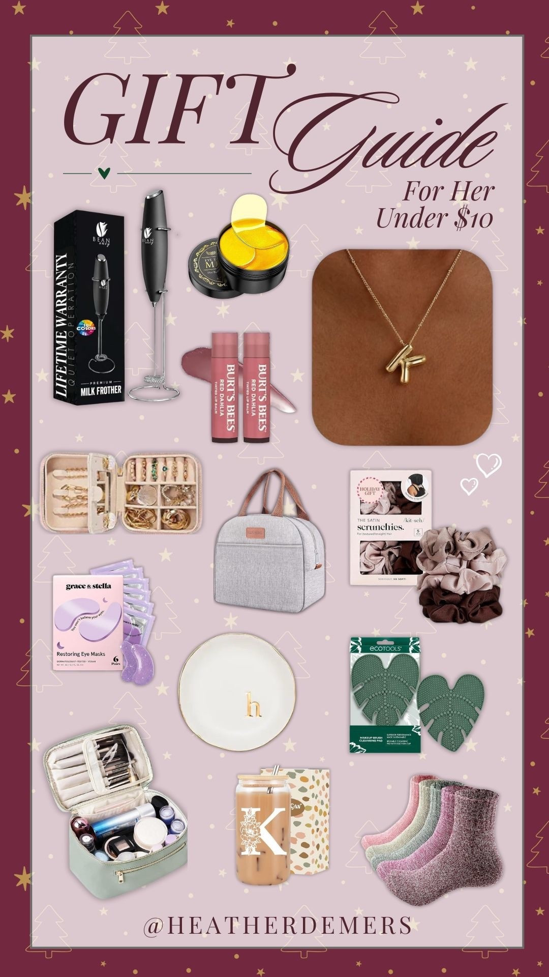 Cute gift ideas under $10! 

Holiday Gift Guide
Christmas Gift Guide
Holiday Shopping
Gift Ideas under 10
Christmas 2025 

 

#LTKGiftGuide #LTKHoliday #LTKFindsUnder50