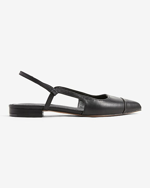 Toe Cap Slingback Ballet Flats | Express